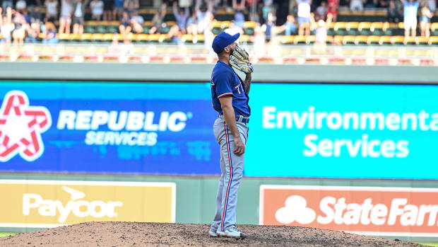 Texas Rangers relief pitcher Jonathan Hernandez